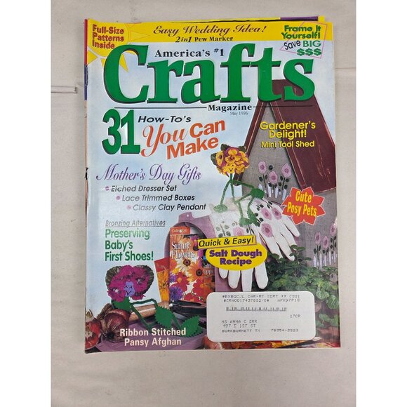 Crafts Magazine Lot Of 12 Issues 1996 Halloween Christmas How to Patterns - Picture 7 of 14